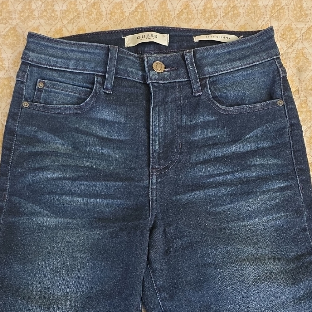 Guess Women's Skinny Jeans - Dark Blue